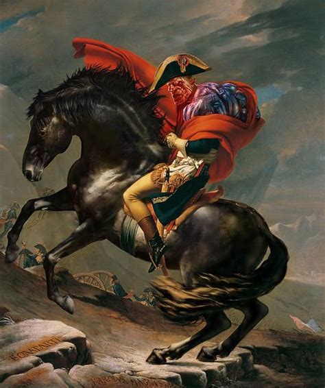 Napoleon Crossing the Alps - Parody | Art history, Napoleon, Oil painting reproductions