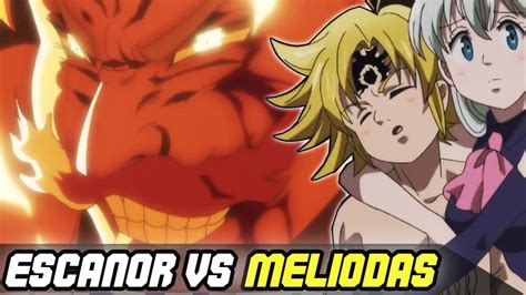 MELIODAS vs ESCANOR - ¿Pelea FORZADA ? - Nanatsu no Taizai Temporada 3 ...