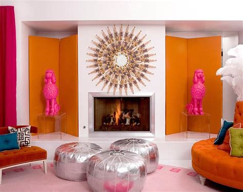 Pink And Orange Living Room Design Ideas & Pictures