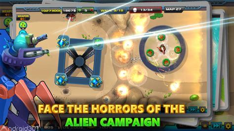 دانلود Tower Defense: Alien War TD 2 v1.2.6 - بازی استراتژیک دفاع از قلعه اندروید | سیلو