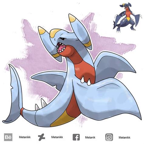 Garchomp (Form). Type: Dragon/Water. Ability: Rough Skin. HA: Swift Swim/Storm Drain. Species ...