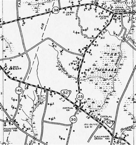 WILLIAMSBURG COUNTY - Old SCDOT MAPS - Williamsburg County