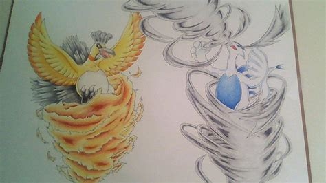 Shiny Ho-oh and Lugia by Adolessence on deviantART | Shiny ho oh, Lugia, Shiny