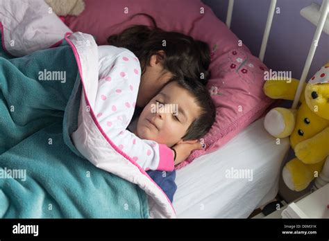 Kids sleeping together Stock Photo, Royalty Free Image: 52072543 - Alamy