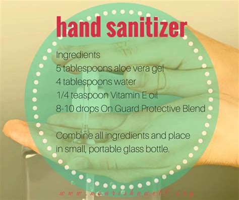 Pin by Kelley Arbogast on Essential Oils - Tips/DIY | Hand sanitizer ingredients, Hand sanitizer ...