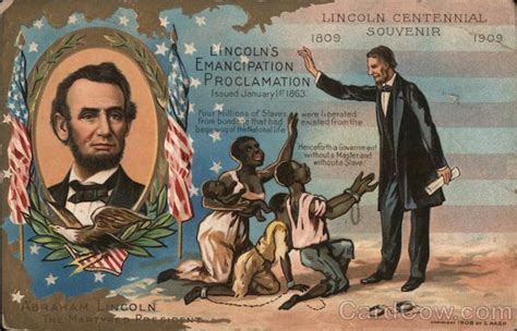 Lincoln's Emancipation Proclamation President's Day Postcard