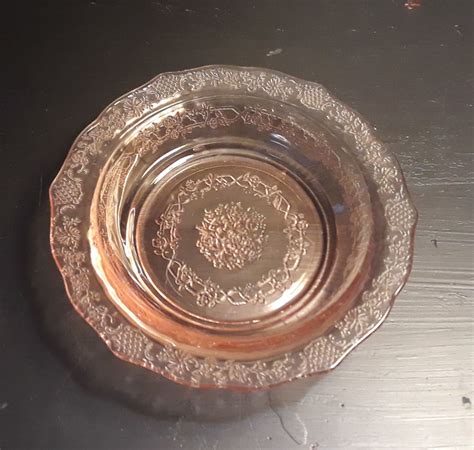 Pink Depression Glass Plates Value - Glass Designs