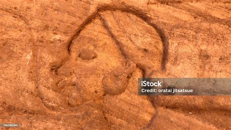 Relief Carving Of Nubian Slaves At Abu Simbel Temples Egypt Stock Photo ...