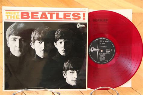 Meet The Beatles The Beatles Rock Red Vinyl Lp OR-8026 Album | Etsy