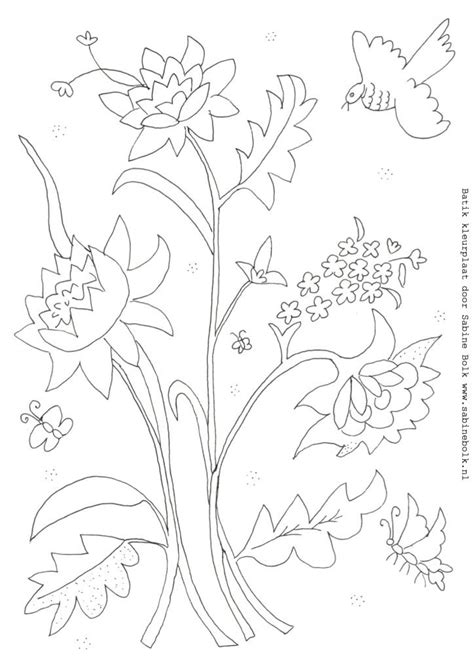 Colouring pages inspired by Batik motifs ~ Free download – Sabine Bolk