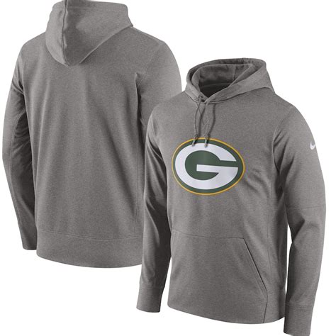 Men's Green Bay Packers Nike Gray Circuit Logo Essential Performance ...