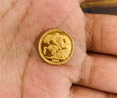 22ct Gold Coin 1872 Genuine Antique Solid Gold Coin 2 Grams - Etsy