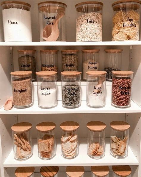 Kitchen canister labels kitchen canister decals pantry organization labels kitchen canisters ...