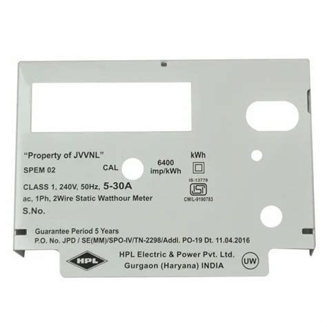 Electrical Nameplate - Single Phase Electrical Nameplate Manufacturer from New Delhi