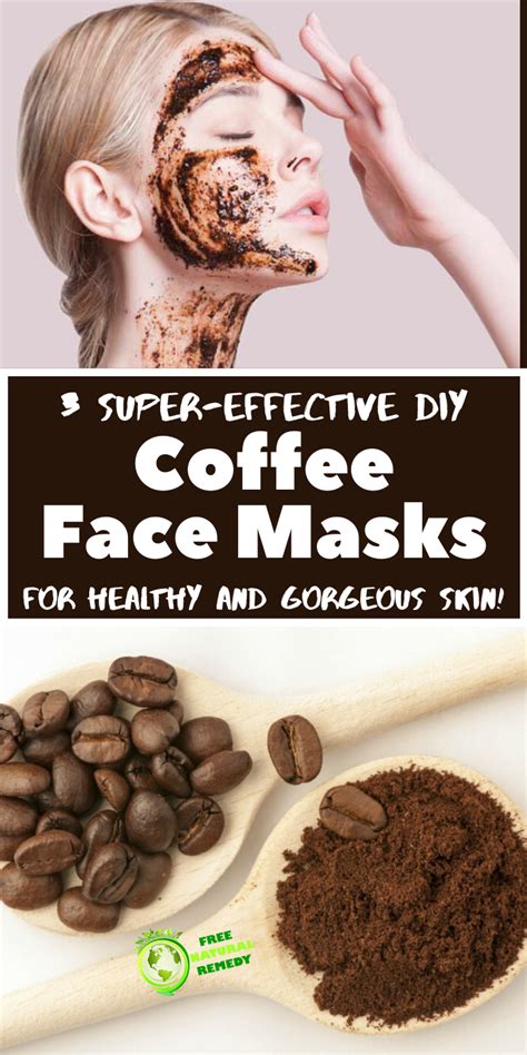 3 Coffee Face Mask For Naturally clear & Beautiful Skin | Coffee face mask, Healthy skin, Diy coffee