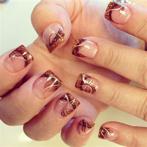 Fall Themed Autumn French Manicure – A Perfect Look For The Season ...