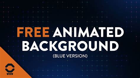 Free Looping Animated Background - Dark Blue Grid With Particles (Download in Description) - YouTube