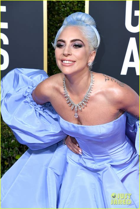 Lady Gaga Is Breathtaking In Blue For Big Night At Golden Globes 2019 ...