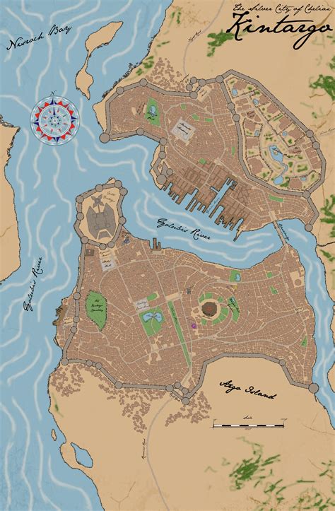 Parchment-Style Map of Kintargo from Hell's Rebels : r/Pathfinder_RPG