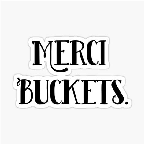 Merci Beaucoup Stickers | Redbubble