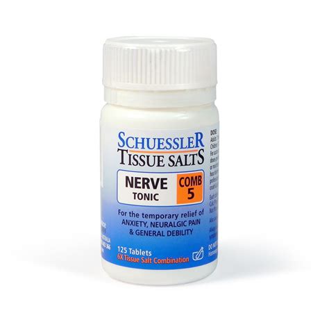 Schuessler Tissue Salts 125 Tablets - Comb 5 | Martin & Pleasance