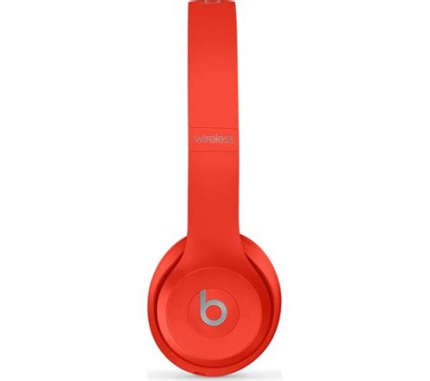 Buy BEATS Solo 3 Wireless Bluetooth Headphones - Red | Free Delivery | Currys