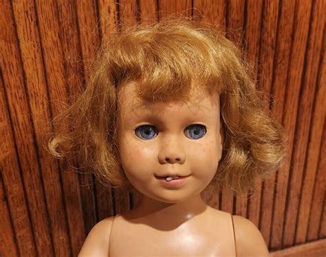 CHATTY CATHY DOLL -BLONDE HAIR - Blue Eyes - Soft Face 1960 #1 Vintage | eBay