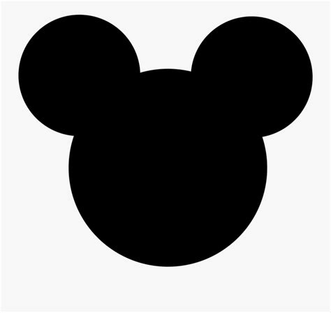 Mickey Mouse Head Svg Mickey Mouse Silhouette Vector Svg And Etsy Images