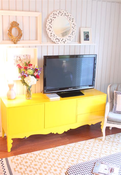 Yellow TV Stand – Ikea