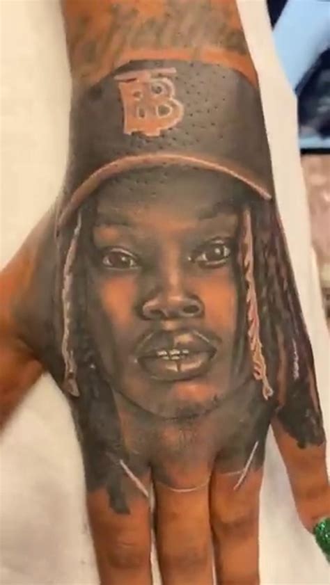 Asian Doll Gets Portrait Of King Von Tattooed Onto Her Hand!! (Pics) - MTO News