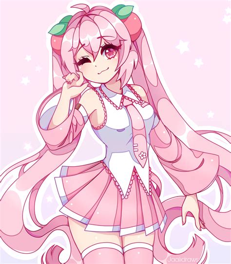 Pink Miku by JaaliDraws on DeviantArt