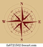 Free art print of Vector Compass Rose. Illustration of a Vector hi quality Vintage Compass Rose ...