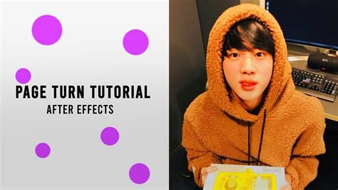 page turn | after effects tutorial - YouTube