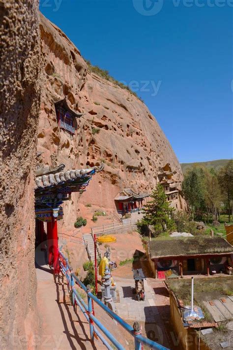 Thousand Buddha Caves in Mati Temple, Zhangye Gansu China. 3391327 ...