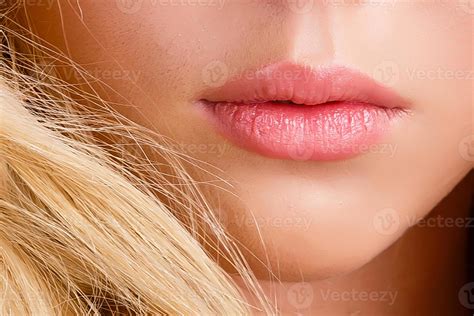 Beautiful Perfect Lips. Sexy Mouth close up. Beauty young woman Lips. Close up over white ...