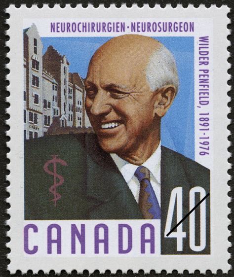 Wilder Penfield, 1891-1976, Neurosurgeon - Canada Postage Stamp | Canadian Doctors