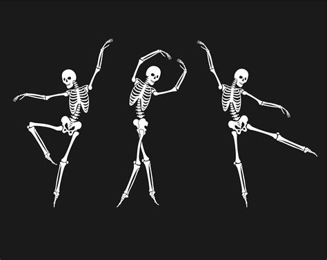 Skeleton SVG Skeleton ballet SVG files for Cricut Dancing | Etsy