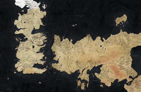 World Map (HBO Game Of Thrones) - A Wiki of Ice and Fire - A Song of Ice and Fire & Game of Thrones