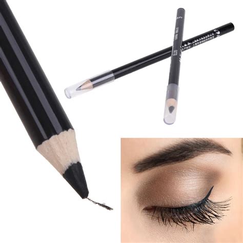 2Pcs Professional Eyeliner Pen Waterproof Eyeliner Pencil Long lasting Black Eye Liner Makeup ...