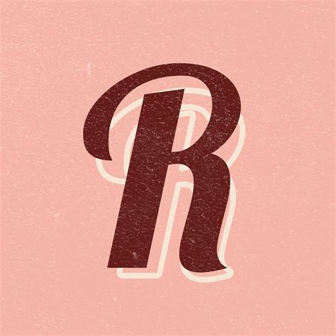 Letter R font printable a to z stylish lettering alphabet | free image by rawpixel.com ...