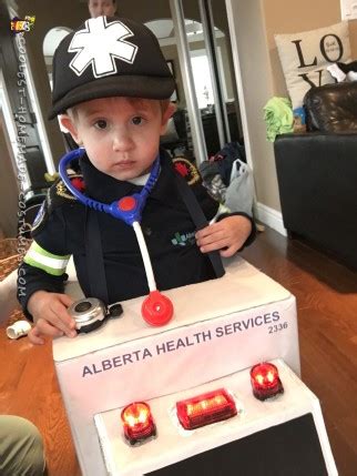 Awesome Toddler Paramedic and Ambulance Costume