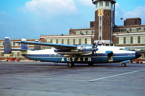 G-ALZV, Airspeed AS.57 Ambassador, Autair (Luton) Ltd, 27-Jan-65 ...