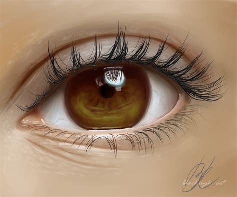 ArtStation - Brown eye by Blackrysh