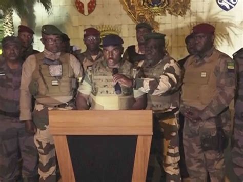 Military officers in Gabon say they have seized power : NPR