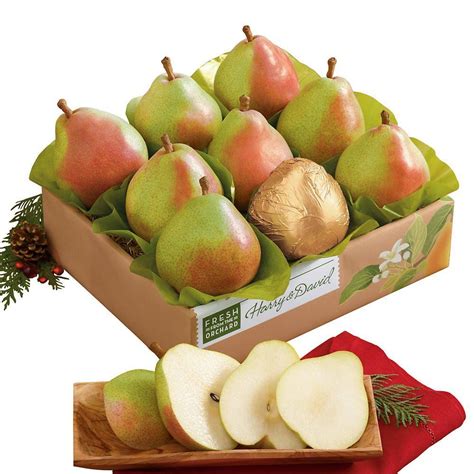 Harry & David The Favorite Royal Riviera Pears | Pear recipes, Gourmet recipes, Pear recipes baking