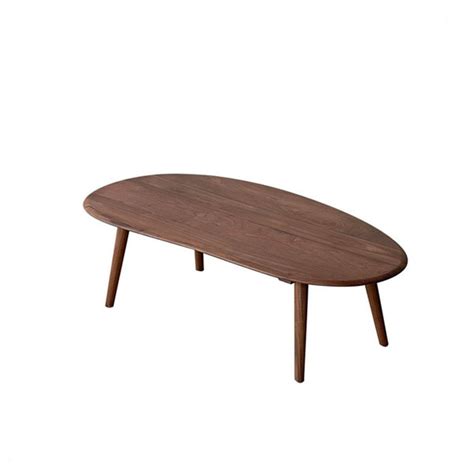 STAR BANNER All Solid Wood Simple Modern Black Walnut Coffee T Coffee Table | Wayfair