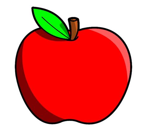 Small Red Apple Clip Art