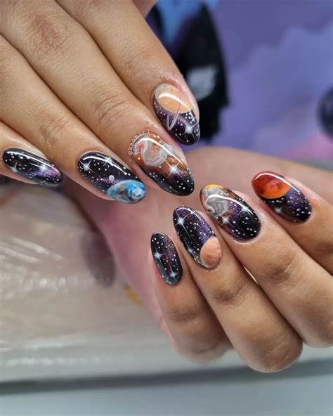 Pastel Galaxy Nails