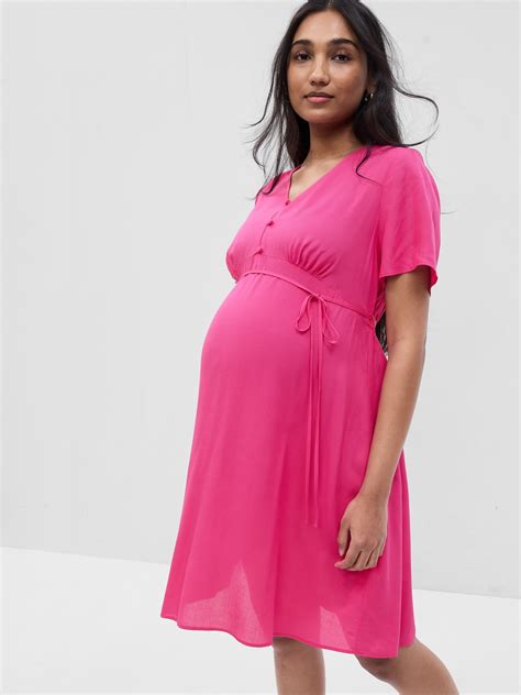 Maternity Tie-Waist Dress | Gap