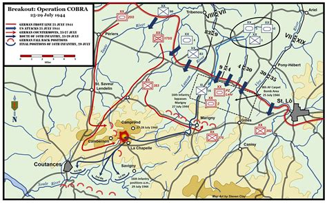 Operation Cobra & Battle of Coutances, 25-29 July 1944 - 16th Infantry ...